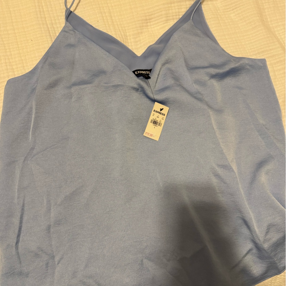Express Light Blue Tank Top
